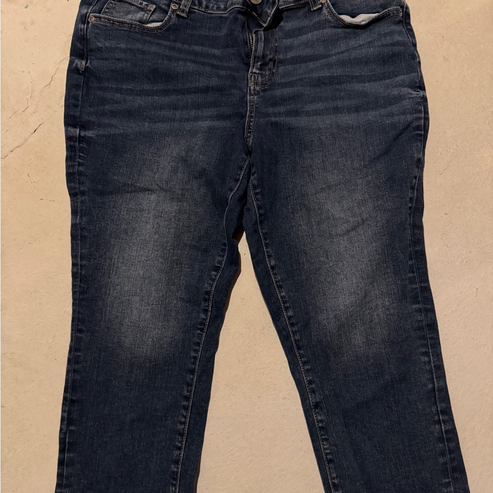 Maurice’s Skinny Stretch Jeans in Dark Indigo Wash